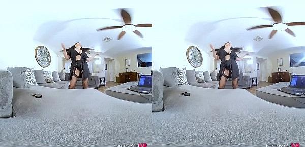  Catalina Cruz girlfriend in vr porn mistress lingerie stocking heels